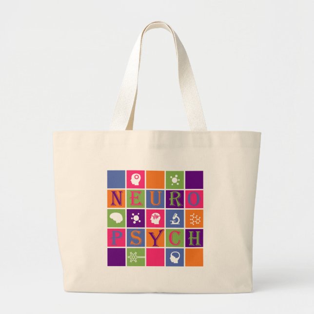 Neuropsychology - Gifts for Neuropsychologists Large Tote Bag (Front)