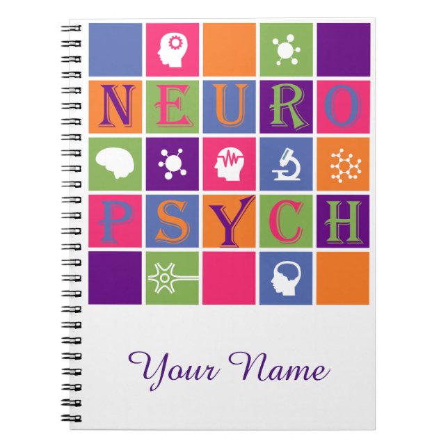 Neuropsychology - Gifts for Neuropsychologists Notebook (Front)