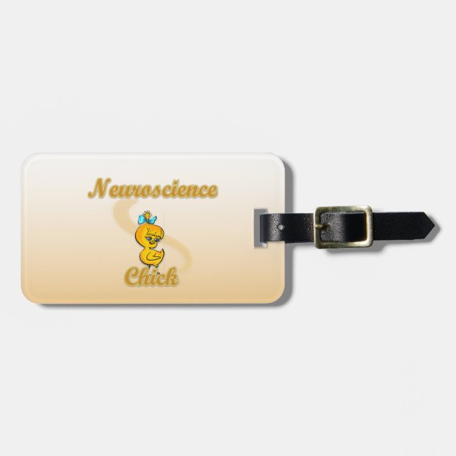 Neuroscience Chick Luggage Tag (Front Horizontal)