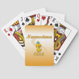 Neuroscience Chick Playing Cards