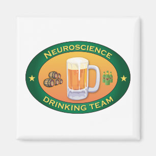 Neuroscience Drinking Team Magnet