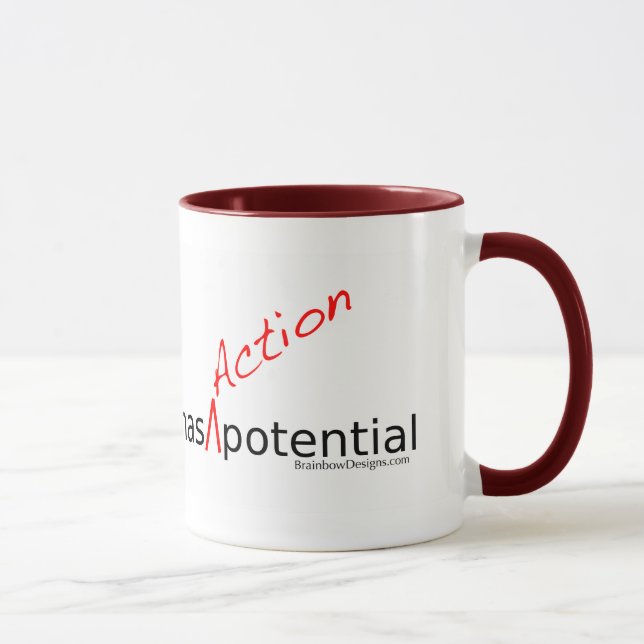 Neuroscience Has "Action" Potential Mug (Right)
