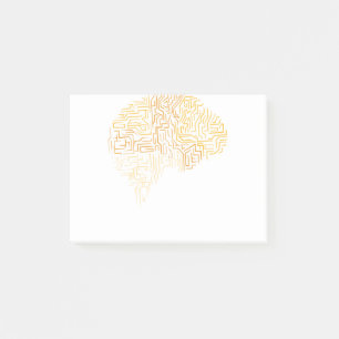 Neuroscience Superhuman Brain Gift Post-it Notes