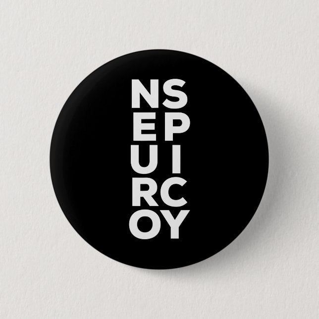 Neurospicy Neurodivergent Neurodiverse Adhd Spectr 6 Cm Round Badge (Front)
