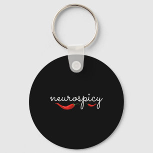 Neurospicy Neurotypical Neurodiversity Adhd Autism Key Ring