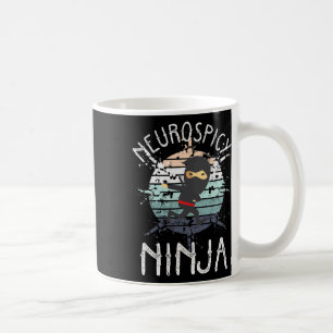Neurospicy Ninja Autism Awareness Neurodiverse Adh Coffee Mug