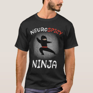Neurospicy Ninja Autism Shirt For Kids Neurodivers