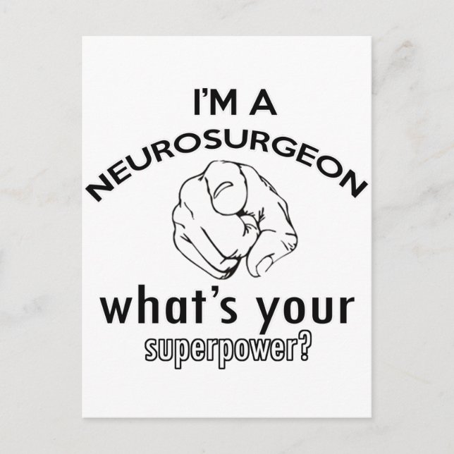 neurosurgeon design postcard (Front)