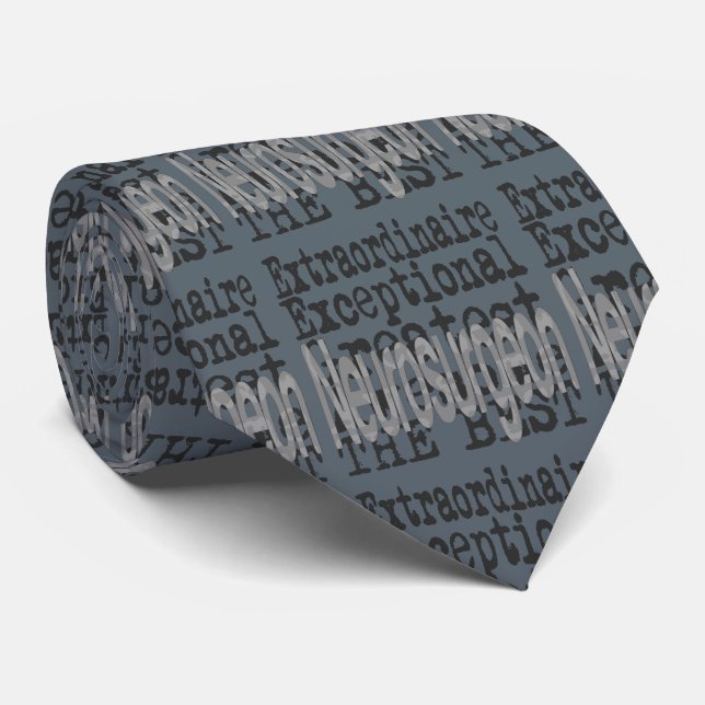 Neurosurgeon Extraordinaire Tie (Rolled)