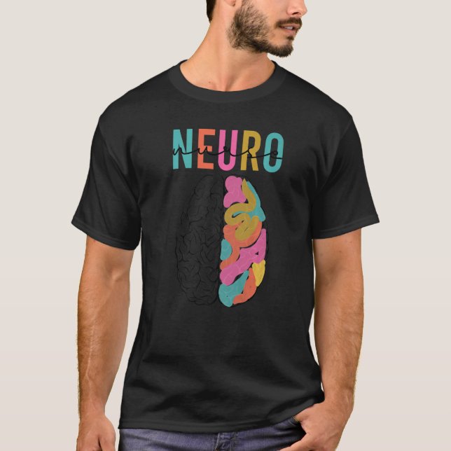 Neurosurgery Neurology Neuro Tech Trauma Icu Strok T-Shirt (Front)