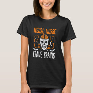 Neurosurgery Neurology Trauma ICU Halloween Neuro T-Shirt