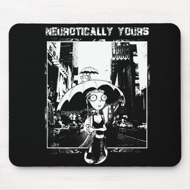 Neurotically Yours Comic Art Mousepad (Front)