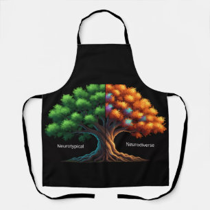 Neurotypical vs. Neurodiverse Apron