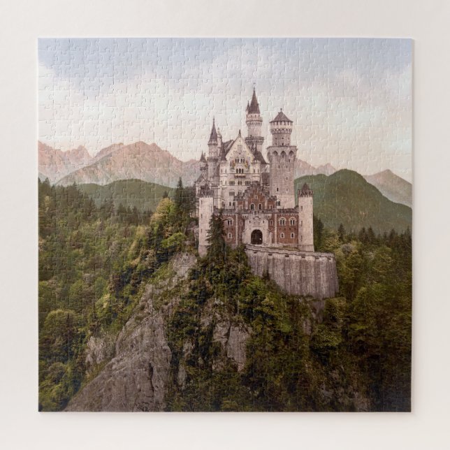 NEUSCHWANSTEIN BAVARIA GERMANY MOUNTAIN CASTLE JIGSAW PUZZLE (Vertical)