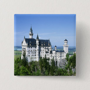 Neuschwanstein Castle 15 Cm Square Badge