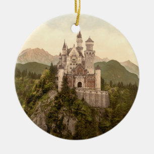 Neuschwanstein Castle, Bavaria, Germany Ceramic Ornament