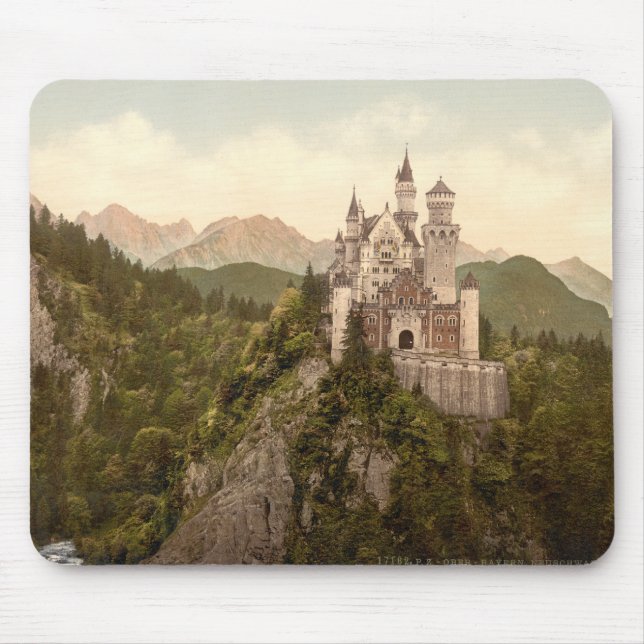 Neuschwanstein Castle, Bavaria, Germany Mouse Pad (Front)