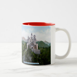 Neuschwanstein Castle, Bavaria, Germany Two-Tone Coffee Mug