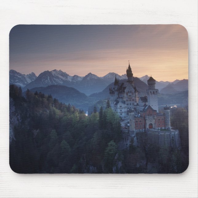 Neuschwanstein Castle, built late 1800's by Mouse Pad (Front)