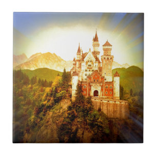 Neuschwanstein Castle Ceramic Tile
