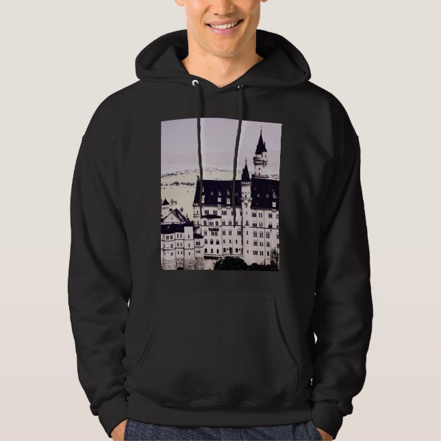 Neuschwanstein Castle Closeup Hoodie (Front)