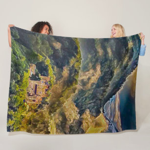 Neuschwanstein Castle, Germany Acrylic Art Fleece Blanket