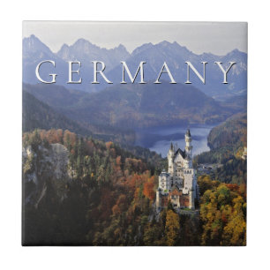 Neuschwanstein Castle   Germany, Bavaria Ceramic Tile