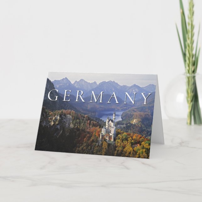 Neuschwanstein Castle | Germany Bavaria Thank You Card (Front)