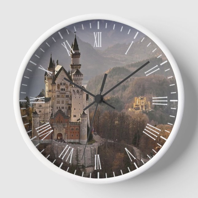 Neuschwanstein Castle Germany Clock (Front)