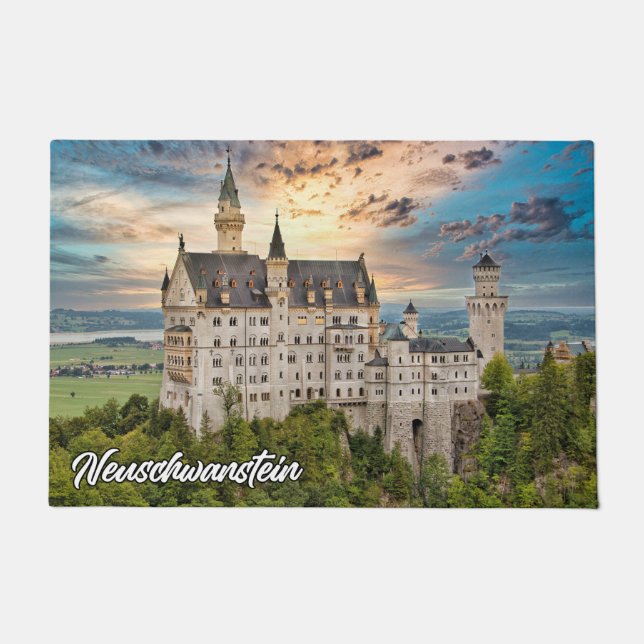 Neuschwanstein Castle, Germany Doormat (Front)
