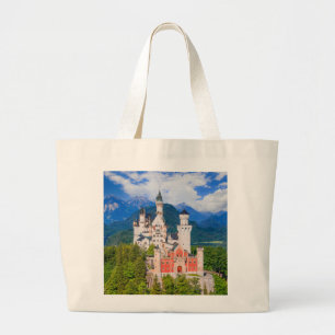 Neuschwanstein Castle Germany Large Tote Bag