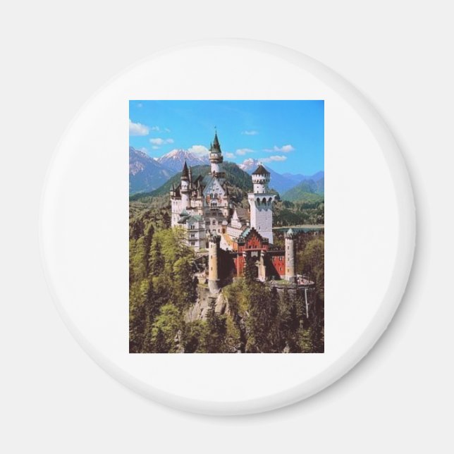 neuschwanstein castle - germany magnet (Front)