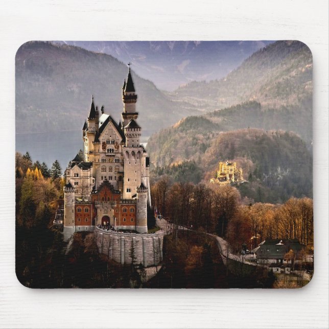 Neuschwanstein Castle Germany Mouse Pad (Front)