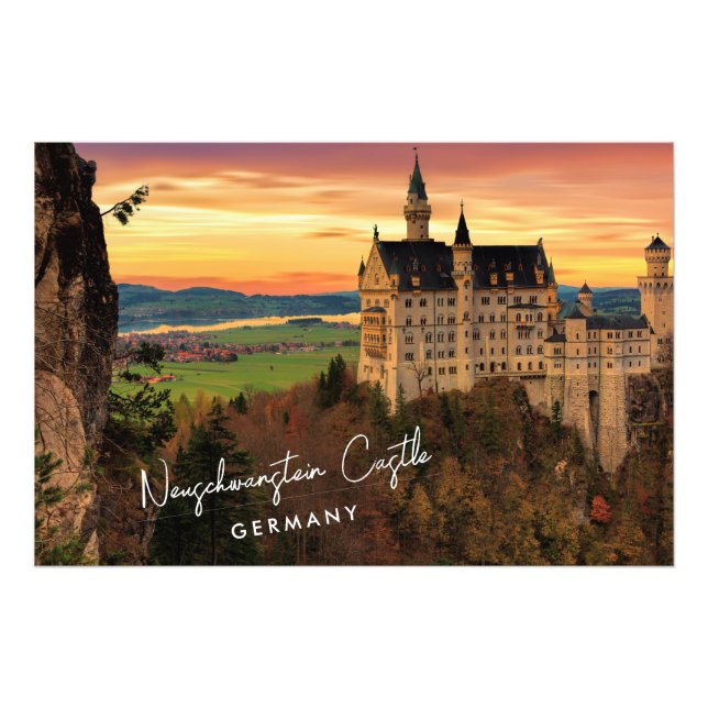 Neuschwanstein Castle Germany Photo Print (Front)