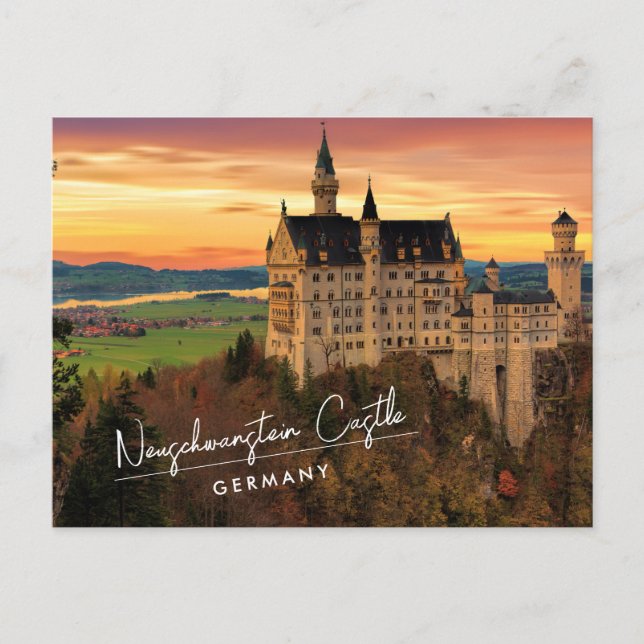 Neuschwanstein Castle Germany Postcard (Front)