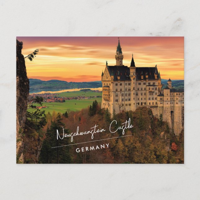 Neuschwanstein Castle Germany Postcard (Front)