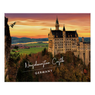 Neuschwanstein Castle Germany Poster