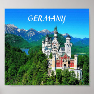 NEUSCHWANSTEIN CASTLE, GERMANY POSTER