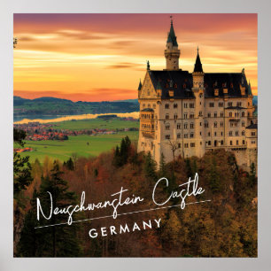 Neuschwanstein Castle Germany Poster