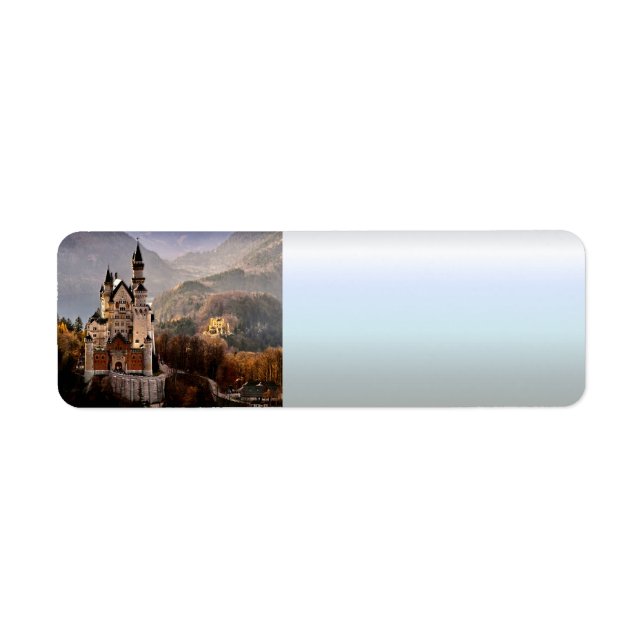 Neuschwanstein Castle Germany Return Address Label (Front)