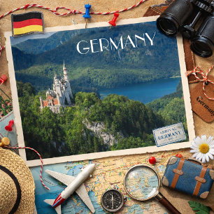Neuschwanstein Castle – Germany’s Fairytale Escape Postcard