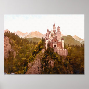 Neuschwanstein Castle II Poster
