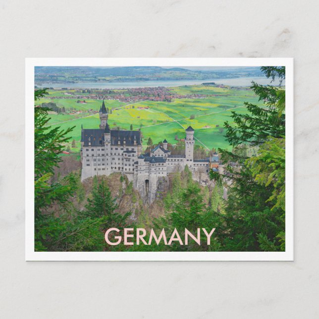 Neuschwanstein Castle in Germany Postcard (Front)