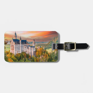 Neuschwanstein castle luggage tag