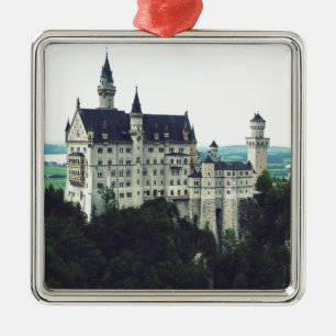 Neuschwanstein castle metal tree decoration