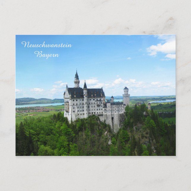 Neuschwanstein-Panorama Postcard (Front)