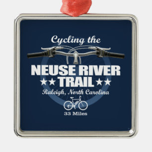 Neuse River Trail (H2) Metal Ornament