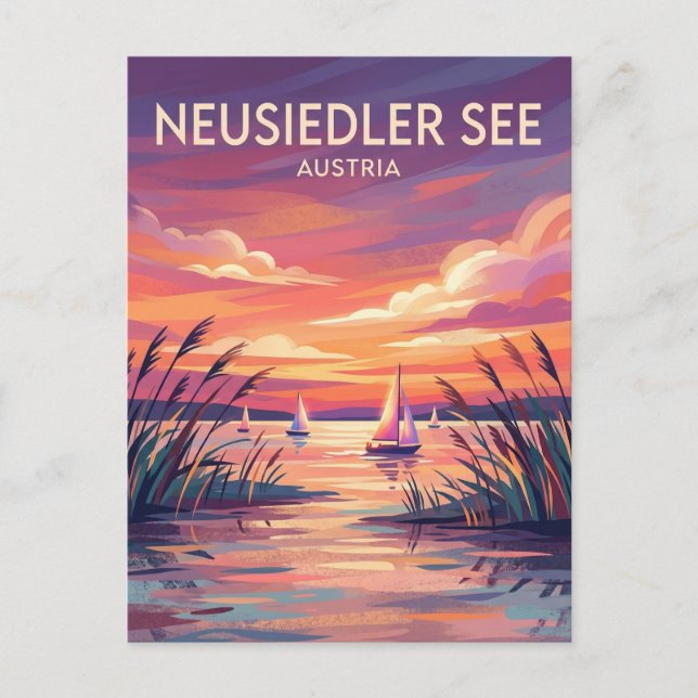 Neusiedler See Austria Postcard (Front)