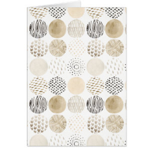 Neutral Abstract Circle Pattern