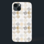 Neutral Abstract Circle Pattern iPhone 13 Case<br><div class="desc">Neutral Abstract Circle Pattern. Artist: June Erica Vess. Image ID: 150363D.</div>